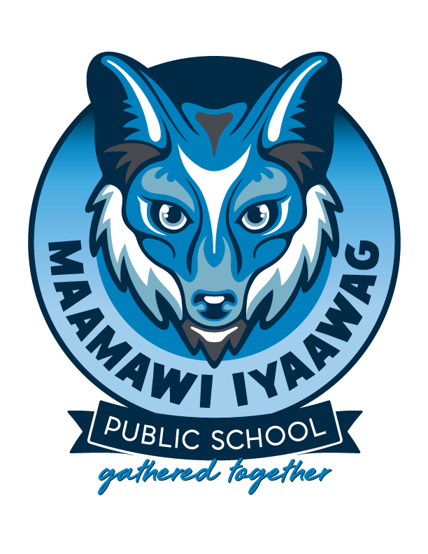 Maamawi iyaawag Public School logo